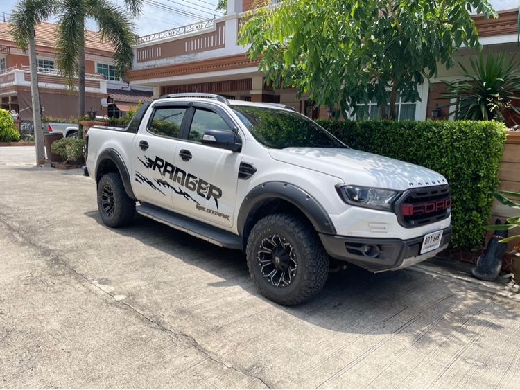 Ford Ranger 2020 2.0 Bi-Turbo Hi-Rider Wildtrak Pickup ดีเซล ไม่ติดแก๊ส เกียร์อัตโนมัติ ขาว รูปที่ 2