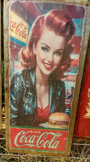 ป้ายวินเทจ ขนาดกว้าง14cm. ยาว30cm. รูปที่ 3