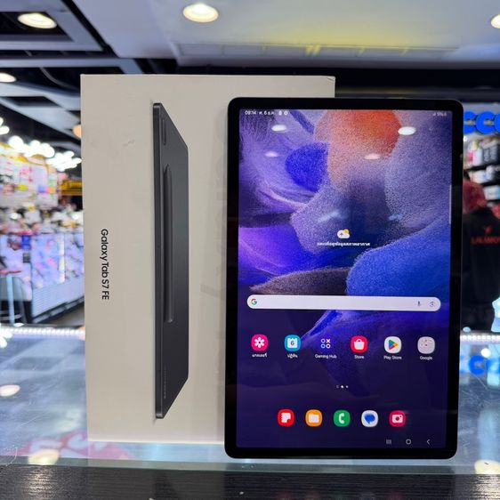 64 GB Samsung Tab S7 FE with S-Pen สีดำ ใส่ซิม(CellularและWiFi) เครื่องศูนย์ ครบยกกล่อง❤️❤️