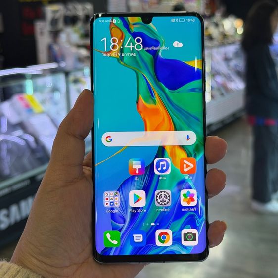 อื่นๆ 256 GB Huawei P30 Pro สีฟ้า เครื่องศูนย์ สภาพสวยมาก จอ6.47นิ้ว แรม8รอม256 พร้อมกล้องLeica 40ล้าน(3ตัว)🔥🔥