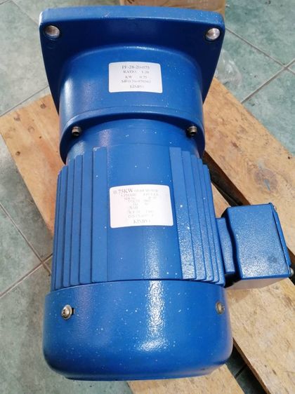 มอเตอร์เกียร์หน้าแปลน1HP 4P 380V.1ต่อ20  รูปที่ 2