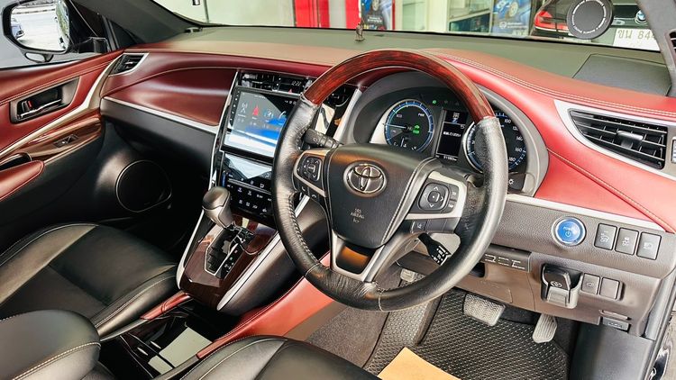 Toyota Harrier 2015 2.5 Hybrid Premium Utility-car ไฮบริด ไม่ติดแก๊ส เกียร์อัตโนมัติ ดำ รูปที่ 4