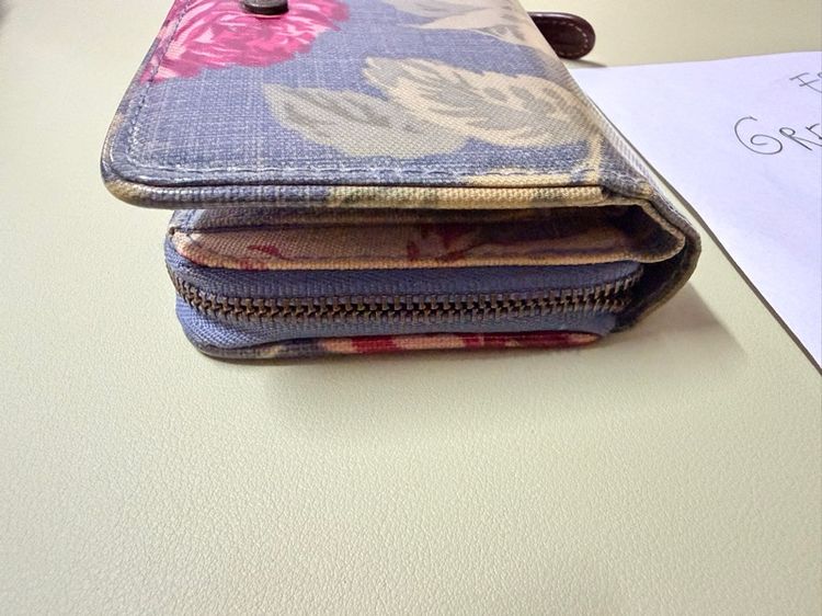 กระเป๋าสตางค์ Cath Kidston ของแท้  ผ้าฝ้ายเคลือบ PVC คุณภาพสูง ทนทาน รูปที่ 8