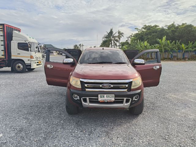 Ford Ranger 2013 2.2 Hi-Rider XLT Pickup ดีเซล เกียร์ธรรมดา แดง รูปที่ 4