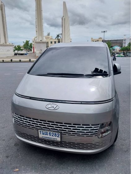 Hyundai Staria 2022 Van ดีเซล ไม่ติดแก๊ส เกียร์อัตโนมัติ เทา รูปที่ 2