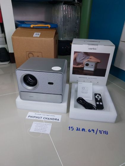 💥 Wanbo DaVinci 1 Pro Android 11.0 NETFLIX เวอร์ชั่นแท้ มือสอง ครบกล่อง อายุเครื่อง 7 วัน พร้อมรับประกันศูนย์ 1 ปีเต็ม 💥 รูปที่ 2