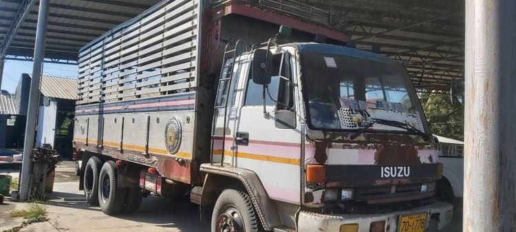 10  ล้อ ISUZU ขายรอกกี้ FVM12MY เครื่อง185แรง ทิฟฟี่ พาวเวอ รถห้างแท้ กะบะมีเนียม เล่มพร้อม 