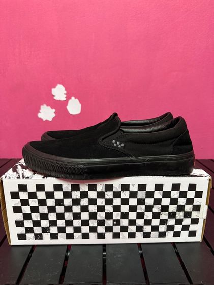 ดำ Vans Skate Slip-On UK 9 EUR 43.0 CM 28.0