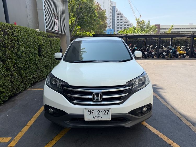 Honda CR-V 2013 2.0 E 4WD Sedan เบนซิน ไม่ติดแก๊ส เกียร์อัตโนมัติ ขาว รูปที่ 3