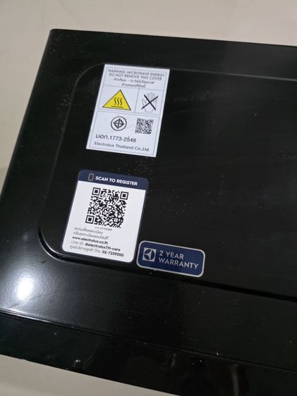 ไมโครเวฟ ยี่ห้อ Electrolux สวยสภาพใหม่ๆ อย่างดี ใช้งานได้ปกติ ไม่ค่อยใช้ ขายตามสภาพ พร้อมส่งครับพี่ๆ รูปที่ 8