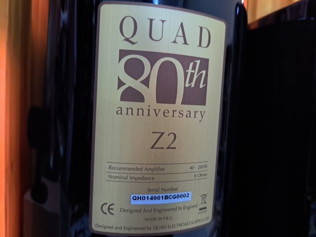 🇬🇧 Rare Item ลำโพงรุ่นสะสม​ Quad Z2 (80th Anniversary) ผลิตแค่ 500 คู่ทั่วโลก  รูปที่ 5
