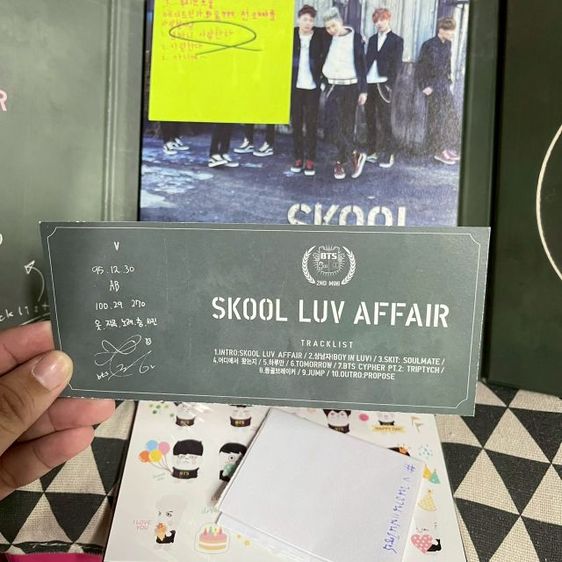 ของสะสม bts skool luv affair ครบขาดแผ่นซีดี 550฿ รูปที่ 15