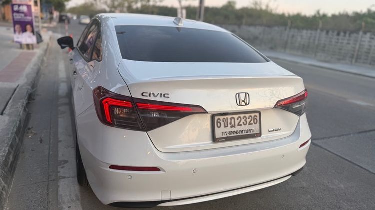 Honda Civic 2025 2.0 eHEV EL+ Sedan ไฮบริด ไม่ติดแก๊ส เกียร์อัตโนมัติ ขาว รูปที่ 2