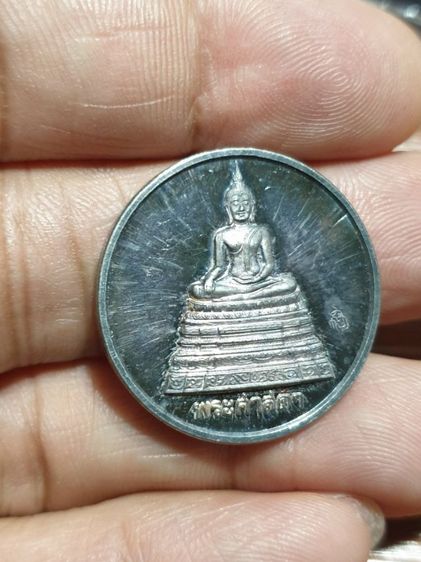 เหรียญพระศาสดา ปี40 วัดบวรนิเวศวิหาร เนื้อเงิน สภาพสวยแชมป์ รูปที่ 5