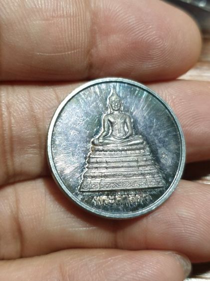เหรียญพระศาสดา ปี40 วัดบวรนิเวศวิหาร เนื้อเงิน สภาพสวยแชมป์ รูปที่ 7