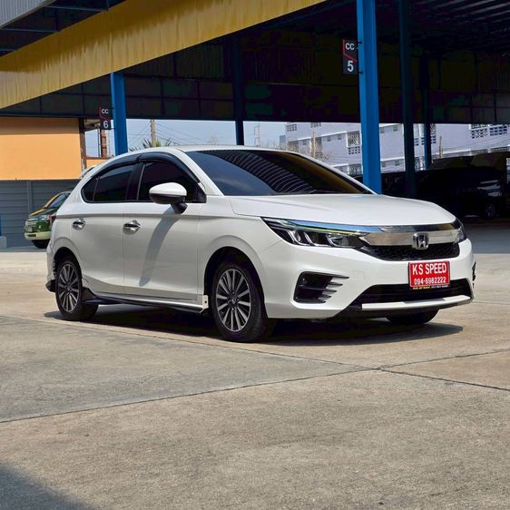 Honda City 2021 1.0 SV Sedan เบนซิน ไม่ติดแก๊ส เกียร์อัตโนมัติ ขาว รูปที่ 3