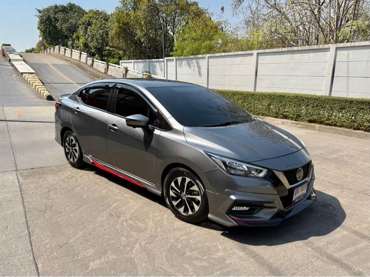 Nissan Almera 2021 1.0 VL Sedan เบนซิน ไม่ติดแก๊ส เกียร์อัตโนมัติ เทา รูปที่ 2