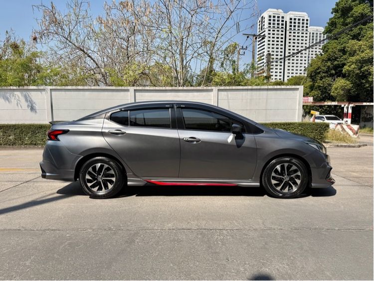 Nissan Almera 2021 1.0 VL Sedan เบนซิน ไม่ติดแก๊ส เกียร์อัตโนมัติ เทา รูปที่ 3