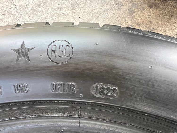 ยาง Pirelli PZero 245 50 19 ปี22 คู่ 1500 บาท RunFlat รูปที่ 8