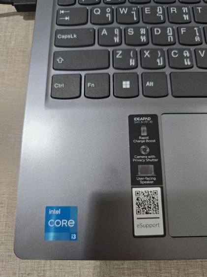 คอมพิวเตอร์ Notebook ใหม่มากยี่ห้อ lenovo รุ่น ideapad  i3 Gen 13 ซื้อมา ไม่เกิน 3 เดือน ชาร์จ type c ได้ ราคานี้งดต่อรอง รับของเองครับ  รูปที่ 2