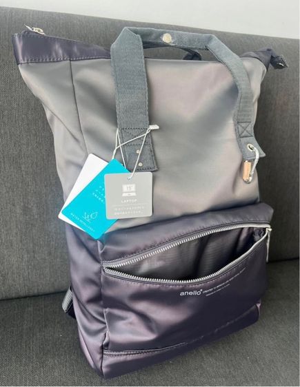 กระเป๋าเป้สะพายหลัง anello กันน้ำกันฝน ของแท้ สำหรับใส่ Laptop 15 นิ้ว รูปที่ 2