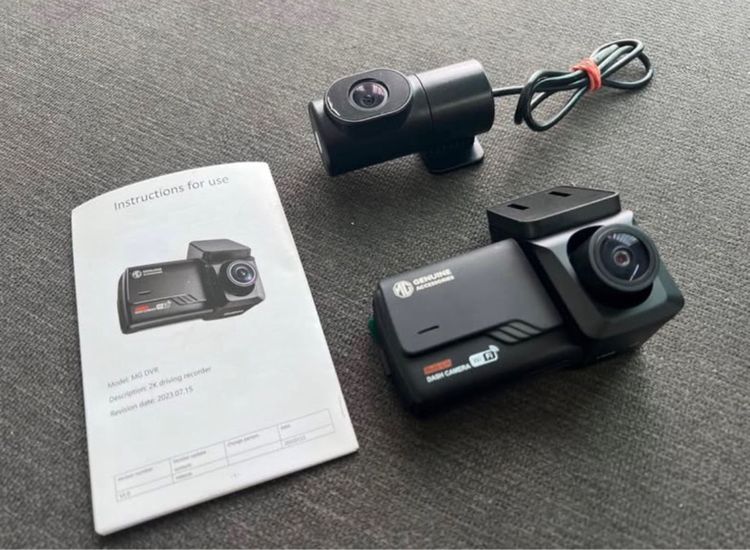 กล้องบันทึกการขับขี่ หน้า – หลัง 🎥 MG DVR กับคุณภาพระดับ QHD