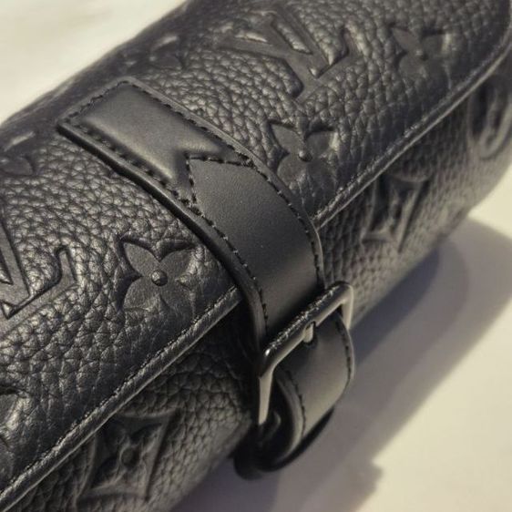 Louis Vuitton x3 Watch Case - M10147 (Full Black) Monogram รูปที่ 3