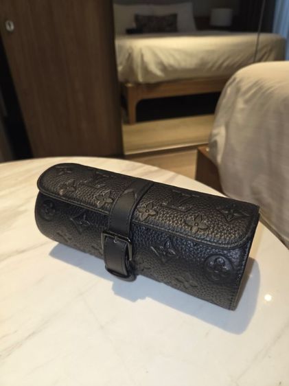 Louis Vuitton x3 Watch Case - M10147 (Full Black) Monogram
