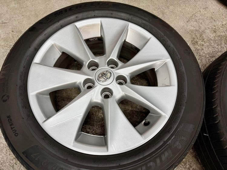 ล้อแม็ก TOYOTA ALPHARD ขอบ 17” ยาง MICHELIN 215-60R17 ปี 20 ดอกยางสวย รูปที่ 8