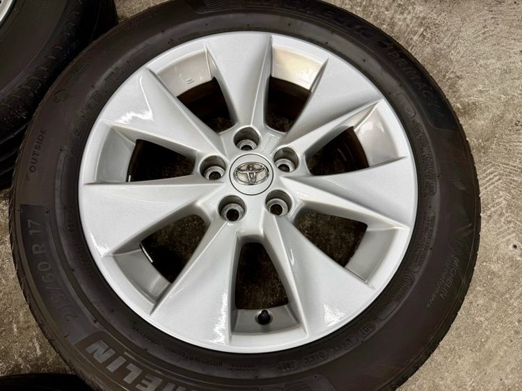 ล้อแม็ก TOYOTA ALPHARD ขอบ 17” ยาง MICHELIN 215-60R17 ปี 20 ดอกยางสวย รูปที่ 6
