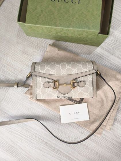 🎁Gucci Horsebit 1955 Mini bag -Beige
