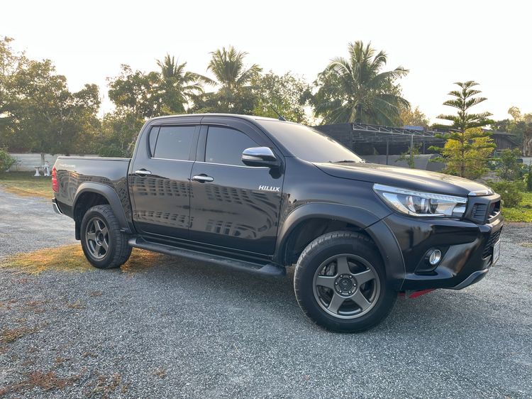 Toyota Hilux Revo 2016 2.4 G Prerunner Pickup ดีเซล ไม่ติดแก๊ส เกียร์ธรรมดา ดำ รูปที่ 4