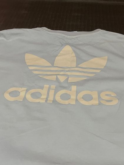 เสื้อยืดแขนสั้น Adidas Originals Trefoil สีครีม 2XL (มือ2) รูปที่ 4