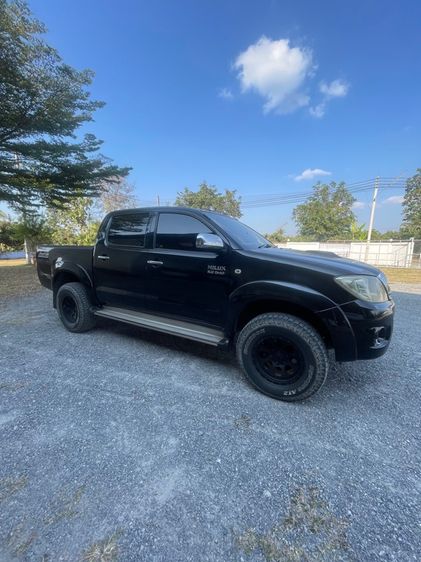 Toyota Hilux Vigo D4D 2010 Pickup ดีเซล เกียร์อัตโนมัติ ดำ รูปที่ 2