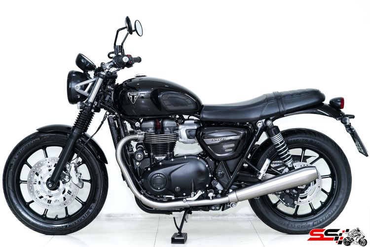 TRIUMPH SPEED TWIN 900 สีดำ ปี2024 วิ่ง 5,700km ไมล์แท้ มือเดียวสภาพป้ายแดงไร้ริ้วรอย รูปที่ 13