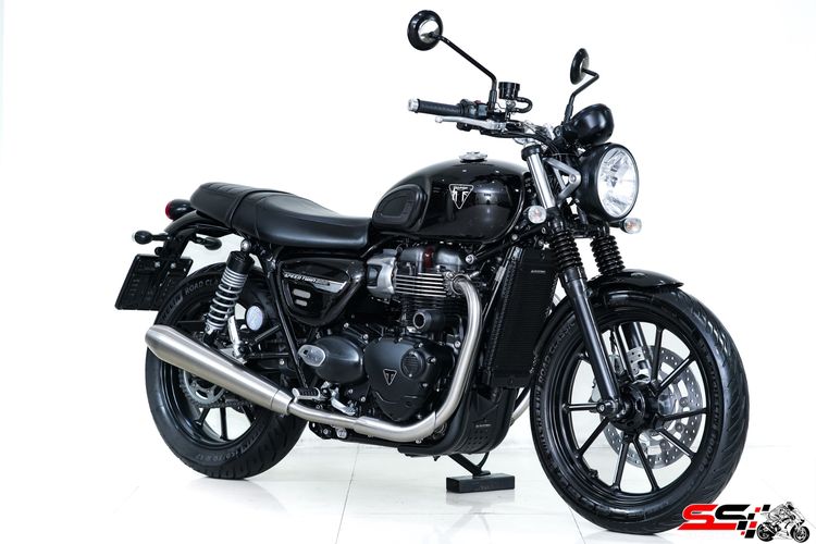 TRIUMPH SPEED TWIN 900 สีดำ ปี2024 วิ่ง 5,700km ไมล์แท้ มือเดียวสภาพป้ายแดงไร้ริ้วรอย รูปที่ 15