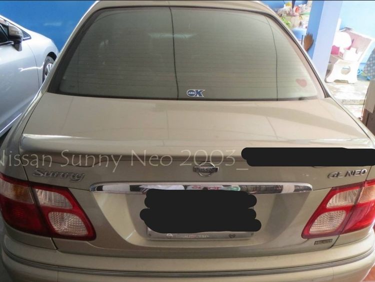 Nissan Sunny 2003 1.6 GL Neo Sedan เบนซิน ไม่ติดแก๊ส เกียร์อัตโนมัติ บรอนซ์ทอง รูปที่ 4