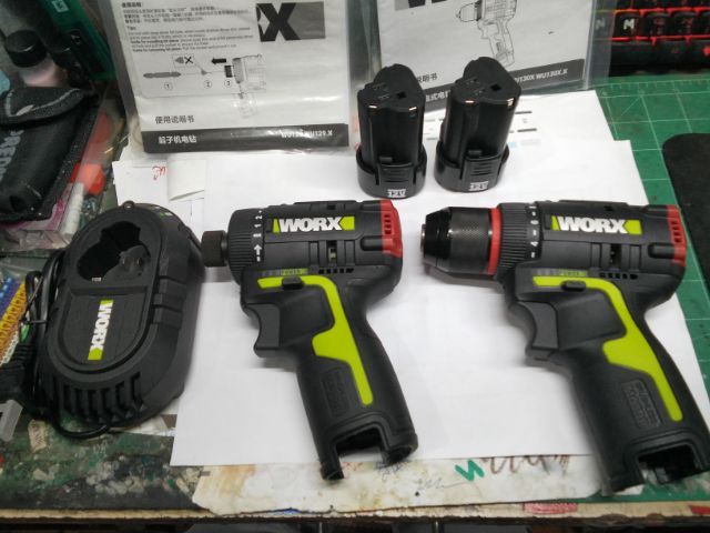 ชุดสว่านไร้สาย WORX WU129WU130พร้อมแบต2ก้อน พร้อมแท่นชาร์จ รูปที่ 2