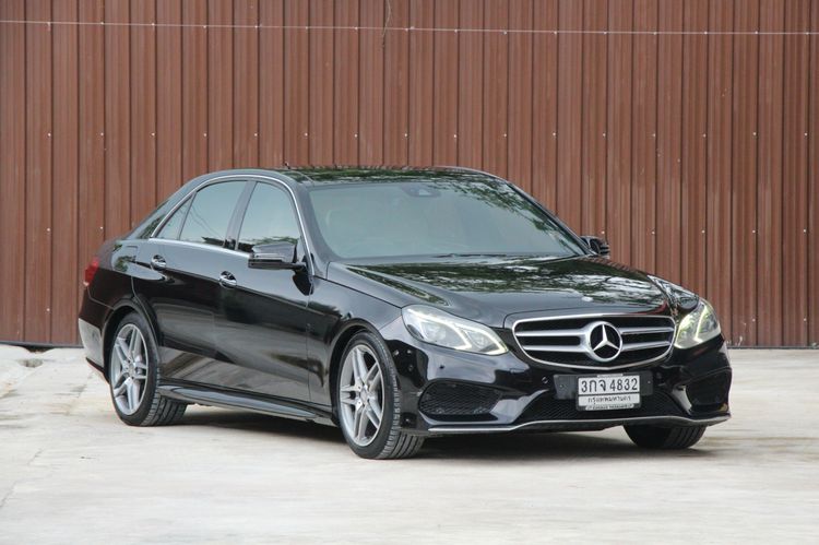 Mercedes-Benz E-Class 2014 E300 2.2 BlueTEC Hybrid AMG Dynamic Sedan ดีเซล ไม่ติดแก๊ส เกียร์อัตโนมัติ ดำ รูปที่ 2