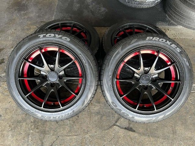 ล้อแม็ก15 4รู100พร้อมยาง รูปที่ 2