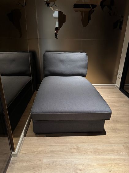 เทา ผ้า 2 ที่นั่ง sofa bed 