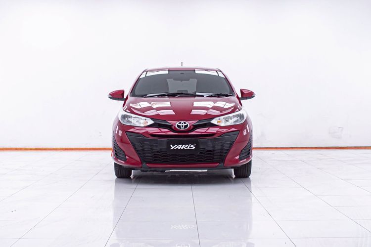 Toyota Yaris 2017 1.2 E Sedan เบนซิน ไม่ติดแก๊ส เกียร์อัตโนมัติ แดง รูปที่ 4