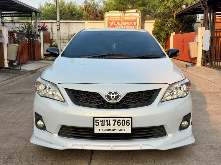 Toyota Altis 2012 1.6 G Sedan เบนซิน LPG เกียร์อัตโนมัติ ขาว รูปที่ 2