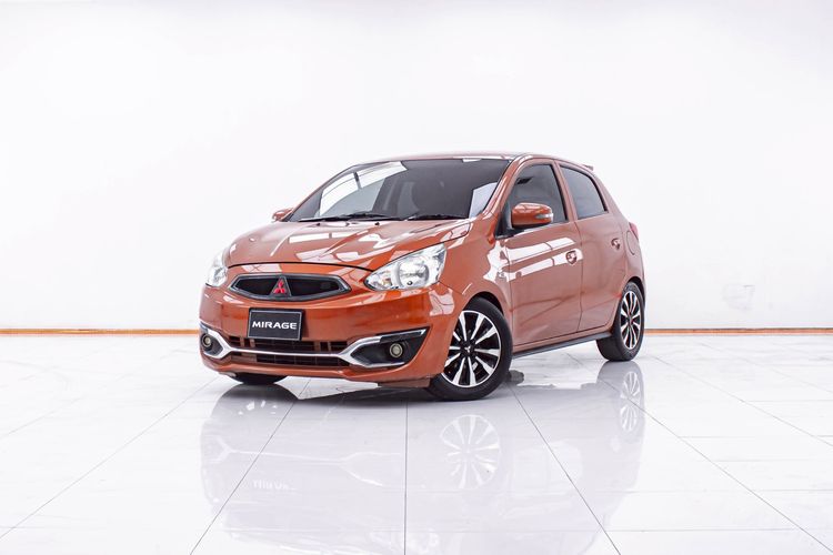 รถ Mitsubishi Mirage 1.2 GLX สี ส้ม