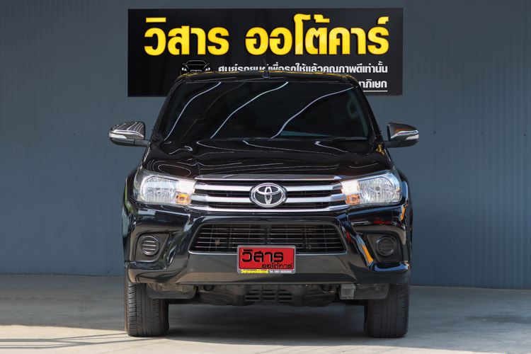 Toyota Hilux Revo 2016 2.4 J Plus Prerunner Pickup ดีเซล ไม่ติดแก๊ส เกียร์ธรรมดา ดำ รูปที่ 2