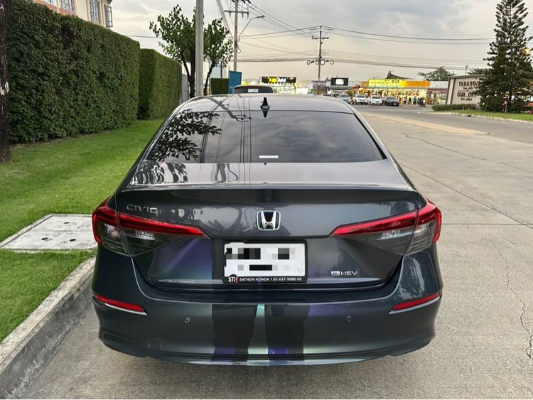 Honda Civic 2023 2.0 eHEV EL+ Sedan ไฮบริด ไม่ติดแก๊ส เกียร์อัตโนมัติ เทา รูปที่ 2