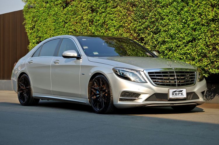 Mercedes-Benz S-Class 2016 S500 Sedan ปลั๊กอินไฮบริด (PHEV) ไม่ติดแก๊ส เกียร์อัตโนมัติ เทา รูปที่ 4