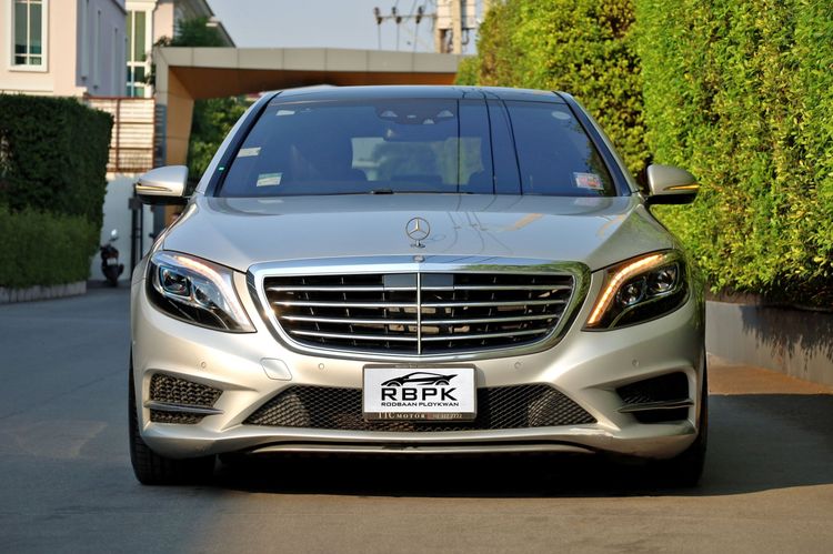 Mercedes-Benz S-Class 2016 S500 Sedan ปลั๊กอินไฮบริด (PHEV) ไม่ติดแก๊ส เกียร์อัตโนมัติ เทา รูปที่ 3