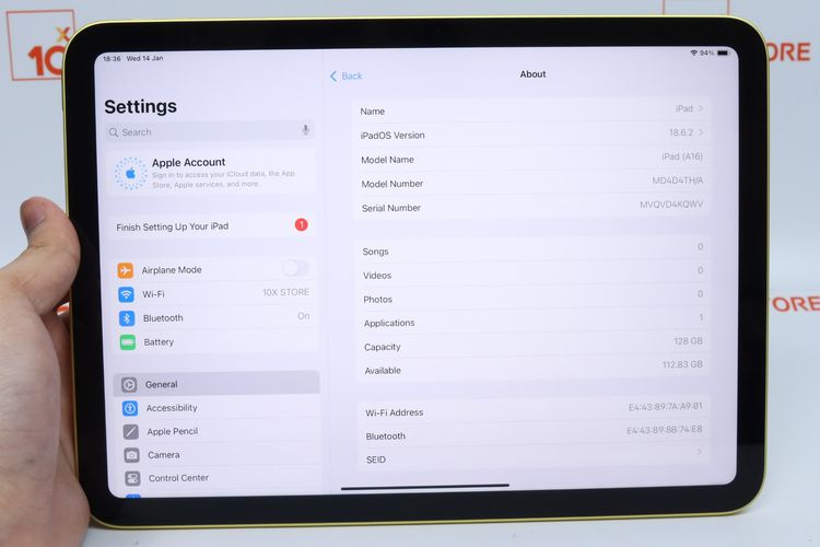 iPad Gen 11 128GB WiFi - ID26010127 รูปที่ 11