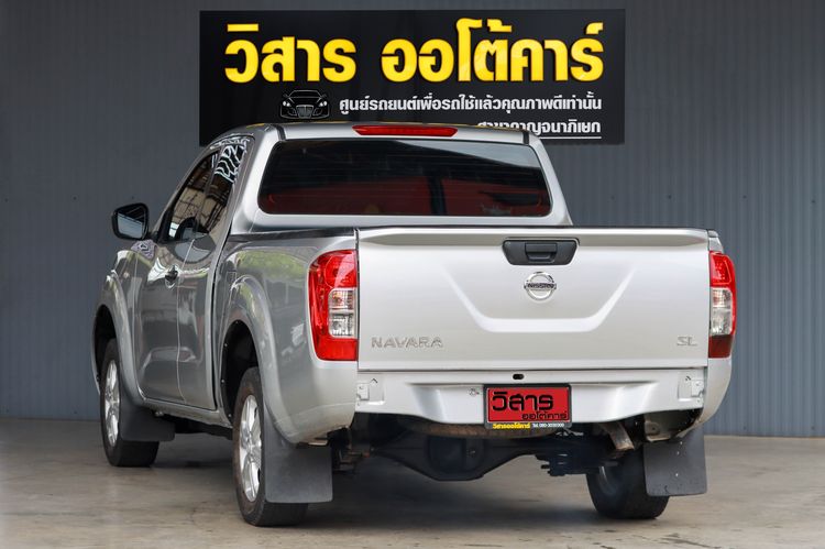 Nissan Navara 2021 2.5 SL Pickup ดีเซล ไม่ติดแก๊ส เกียร์ธรรมดา เทา รูปที่ 4